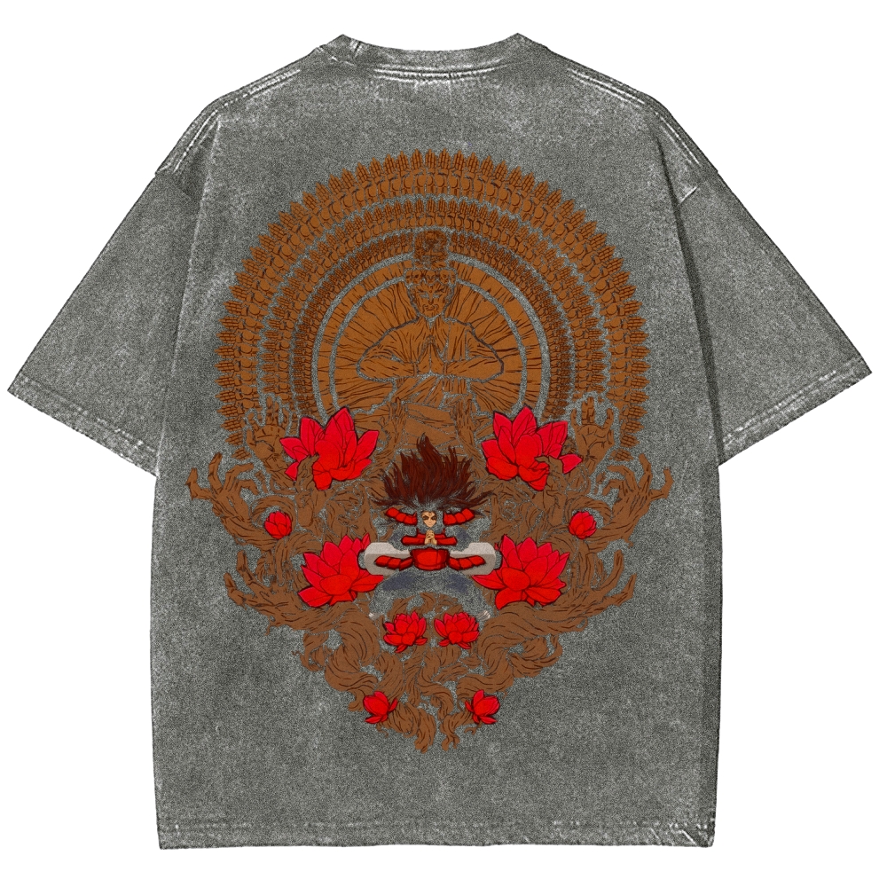 Naruto Unisex Fit Washed T-Shirt 2507012467