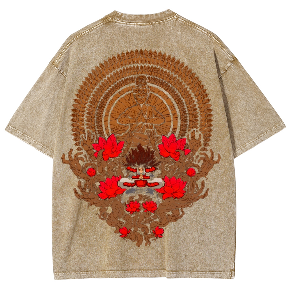Naruto Unisex Fit Washed T-Shirt 2507012467