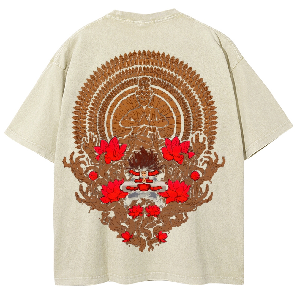 Naruto Unisex Fit Washed T-Shirt 2507012467
