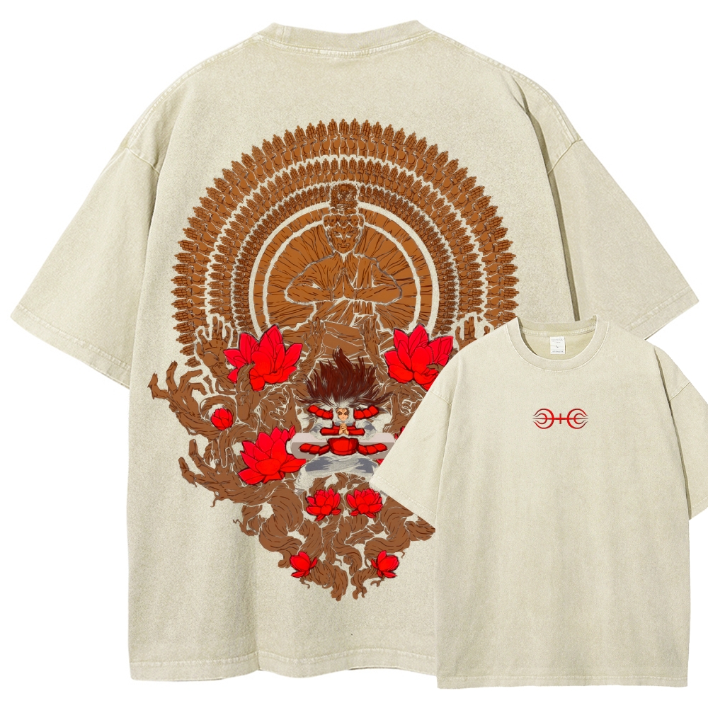 Naruto Unisex Fit Washed T-Shirt 2507012467