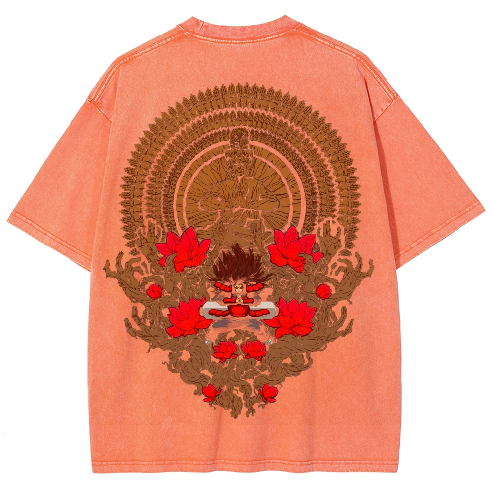 Naruto Unisex Fit Washed T-Shirt 2507012467