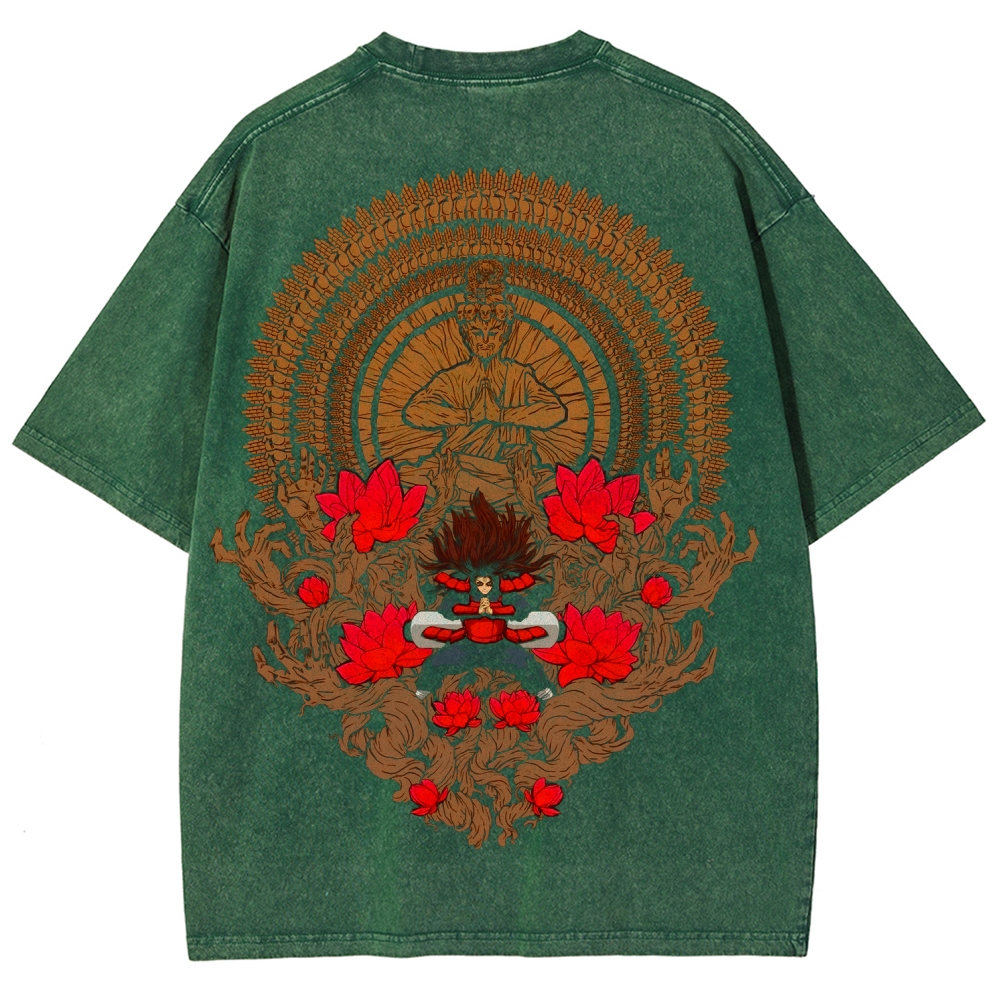 Naruto Unisex Fit Washed T-Shirt 2507012467