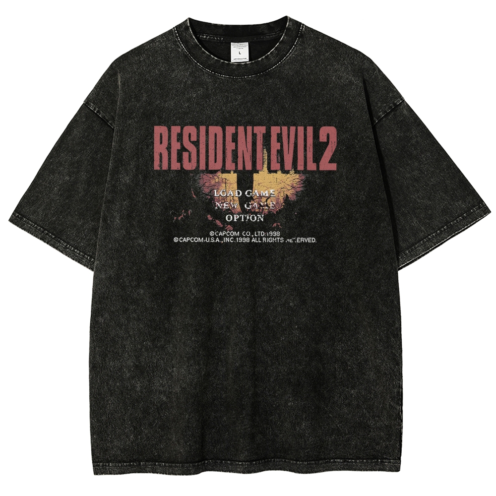 Resident Evil Unisex Fit Washed T-Shirt 2507017818