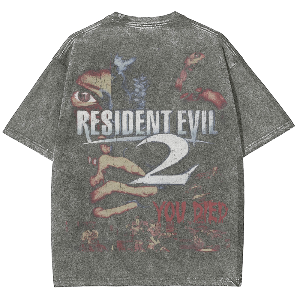 Resident Evil Unisex Fit Washed T-Shirt 2507017818