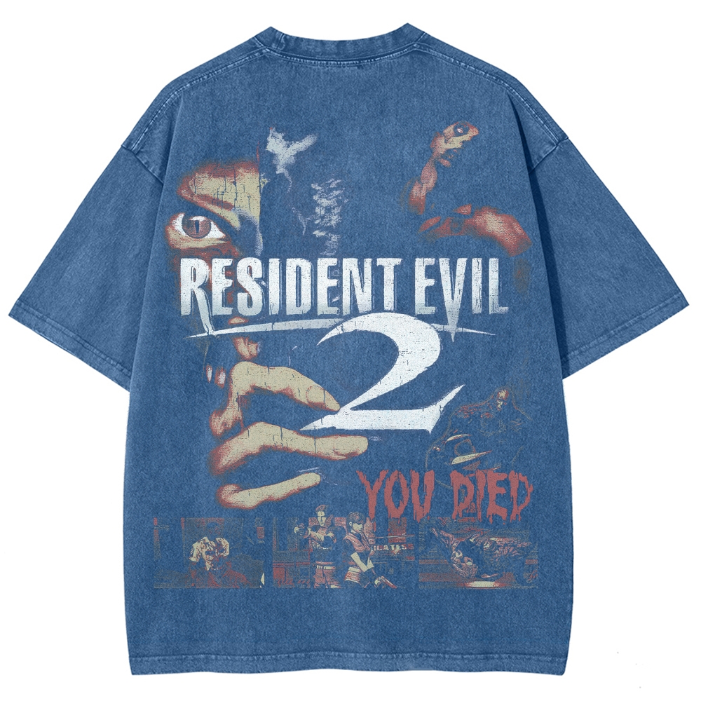 Resident Evil Unisex Fit Washed T-Shirt 2507017818