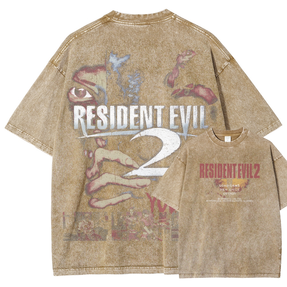Resident Evil Unisex Fit Washed T-Shirt 2507017818
