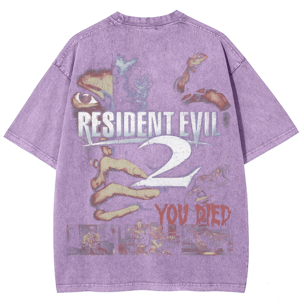 Resident Evil Unisex Fit Washed T-Shirt 2507017818