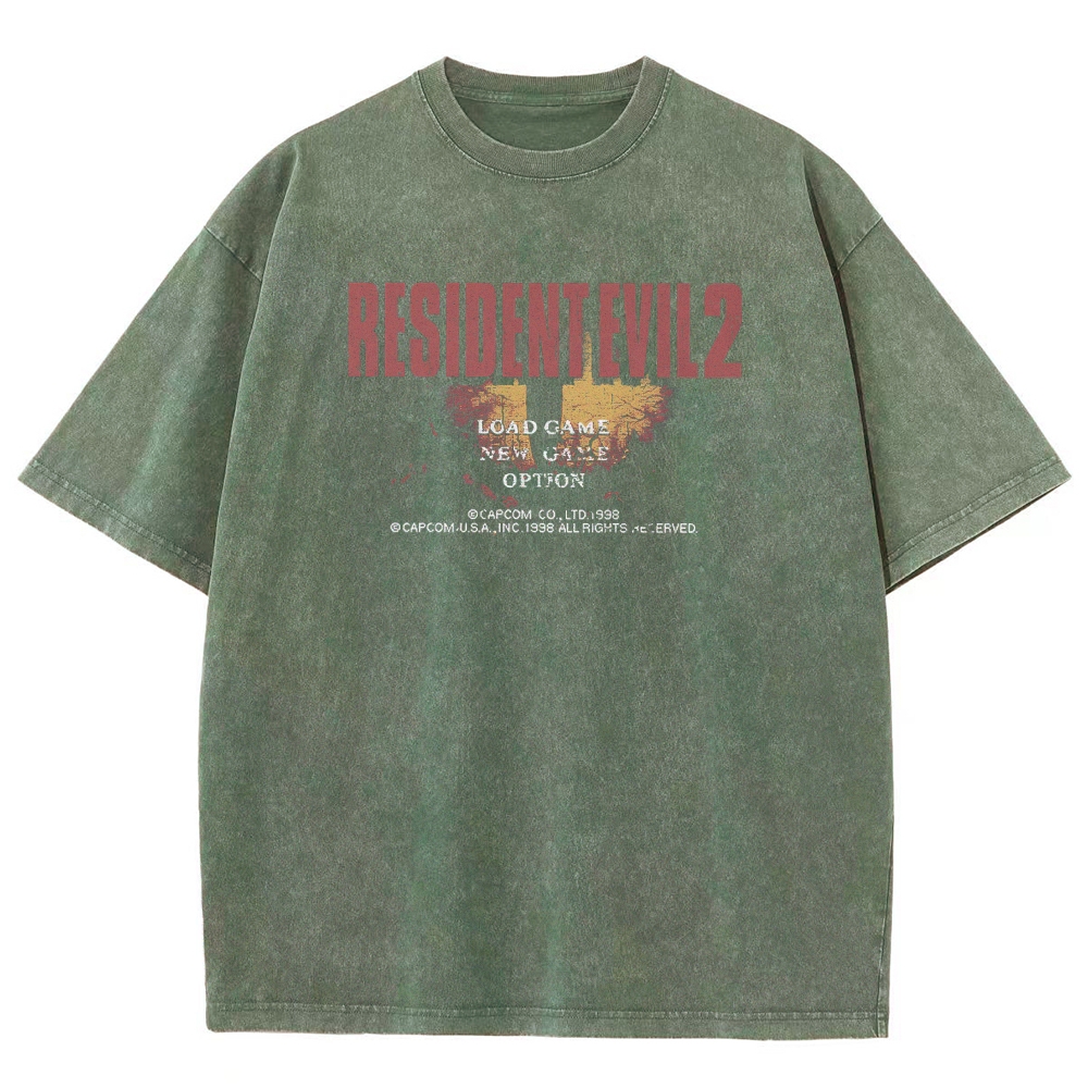 Resident Evil Unisex Fit Washed T-Shirt 2507017818