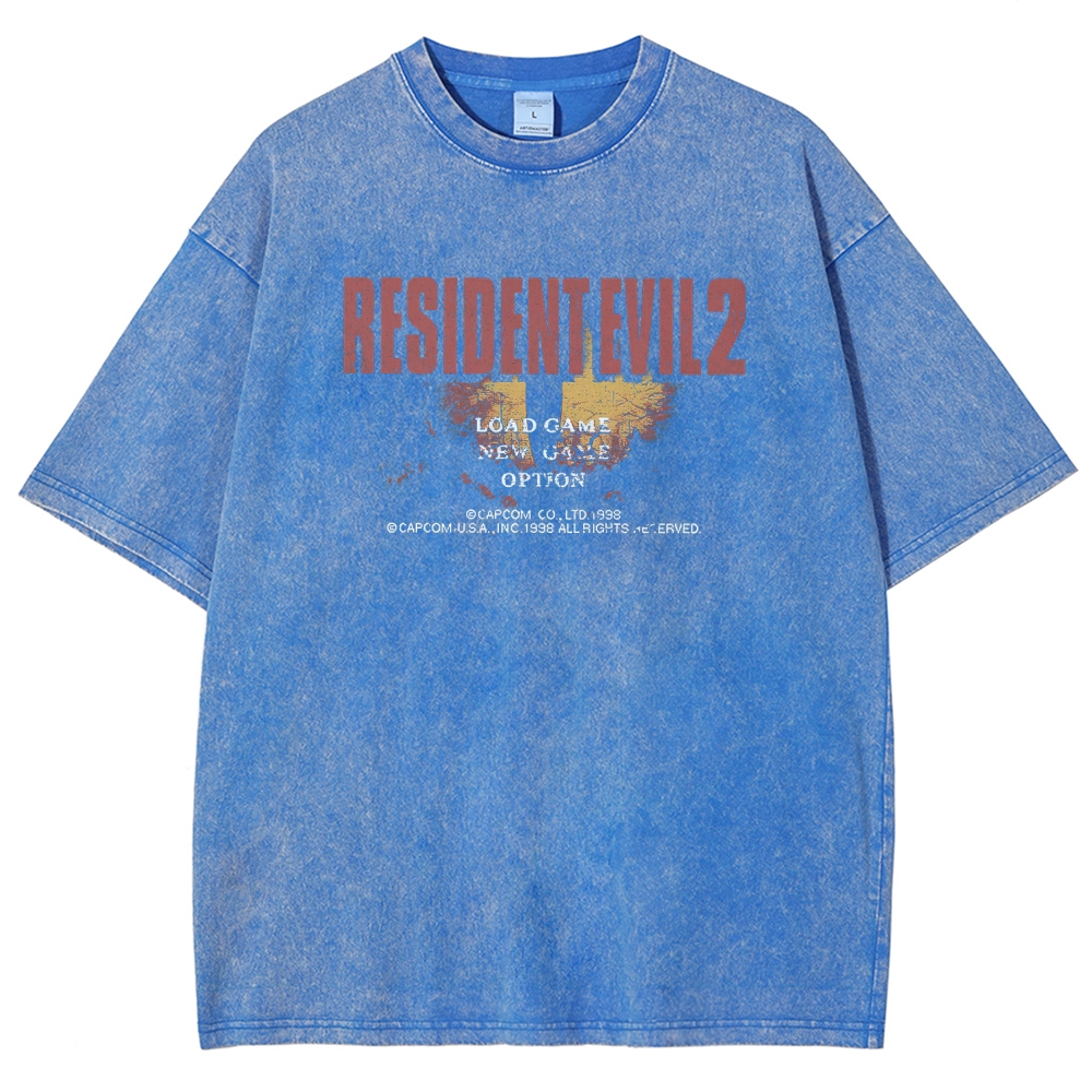 Resident Evil Unisex Fit Washed T-Shirt 2507017818