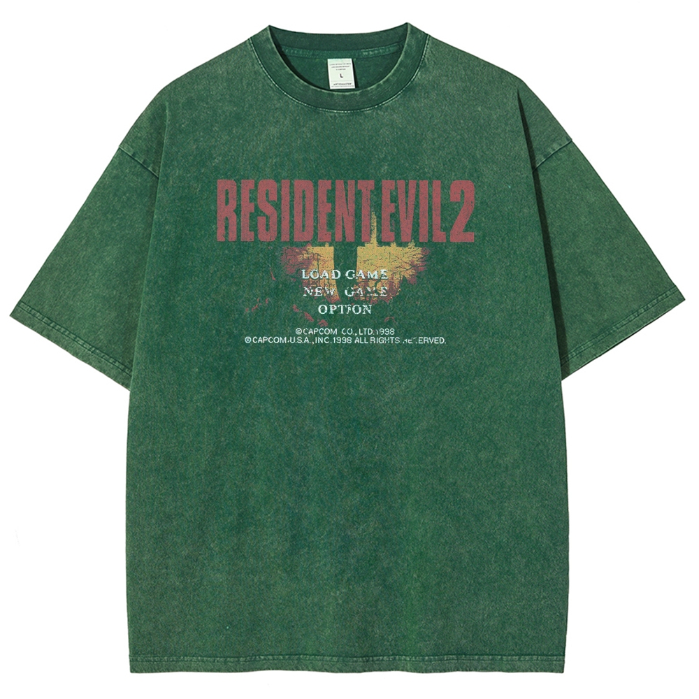 Resident Evil Unisex Fit Washed T-Shirt 2507017818