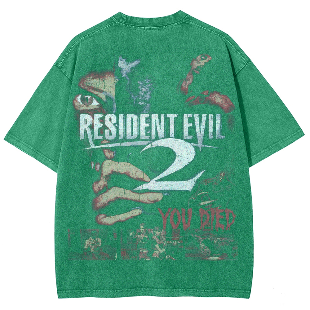 Resident Evil Unisex Fit Washed T-Shirt 2507017818