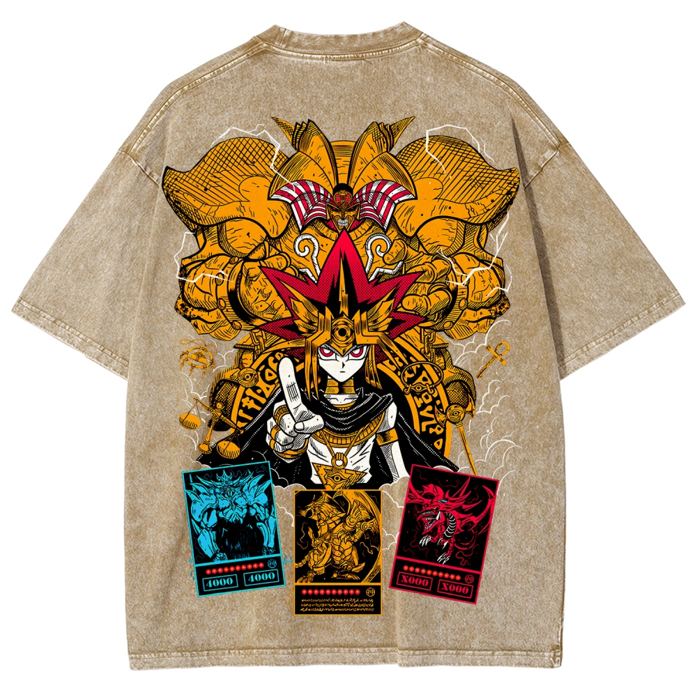Yugioh! Unisex Fit Washed T-Shirt 2507019820