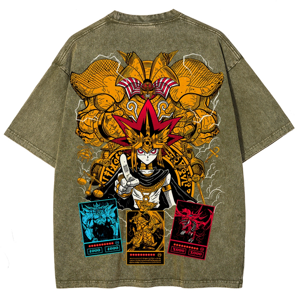 Yugioh! Unisex Fit Washed T-Shirt 2507019820