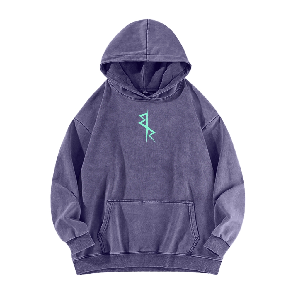 Cyberpunk: Edgerunners Casual Washed Hoodie 2507022448