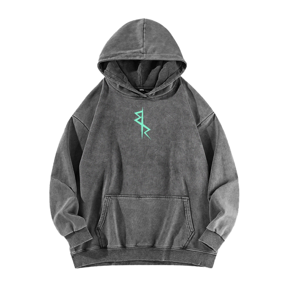 Cyberpunk: Edgerunners Casual Washed Hoodie 2507022448