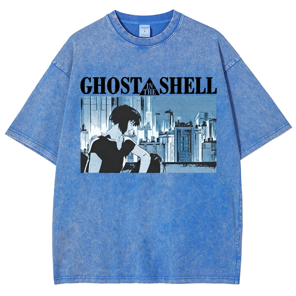Ghost in the Shell Unisex Fit Washed T-Shirt 2507028692