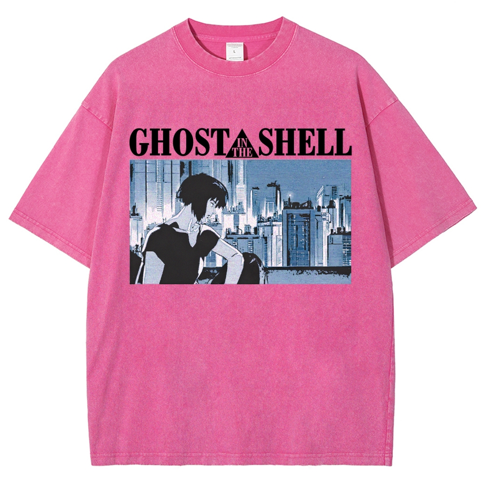 Ghost in the Shell Unisex Fit Washed T-Shirt 2507028692