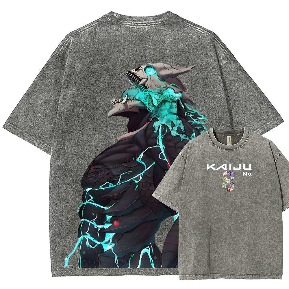 Kaiju No.8 Unisex Fit Washed T-Shirt 2507030550