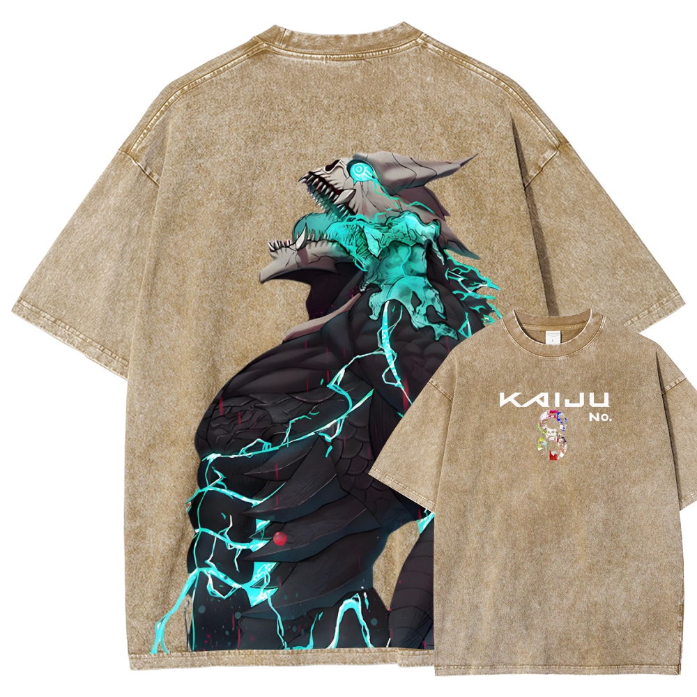 Kaiju No.8 Unisex Fit Washed T-Shirt 2507030550