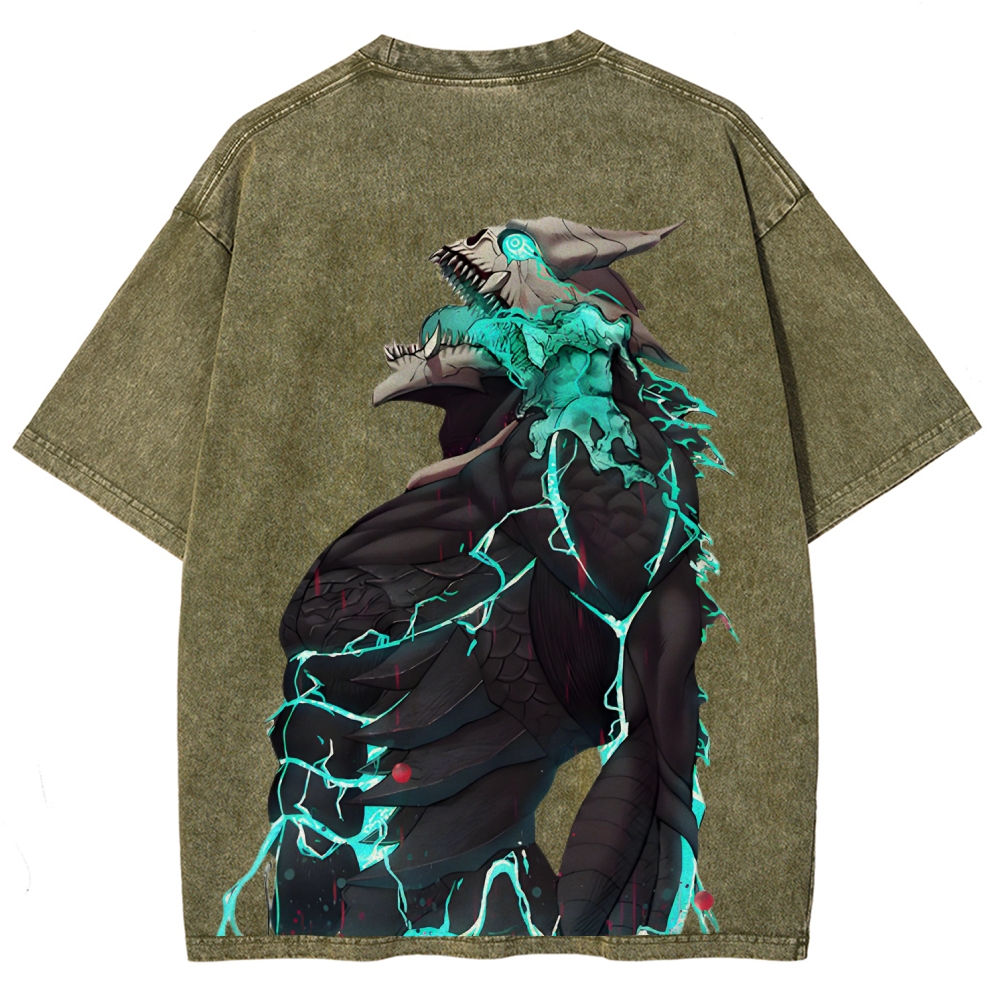 Kaiju No.8 Unisex Fit Washed T-Shirt 2507030550