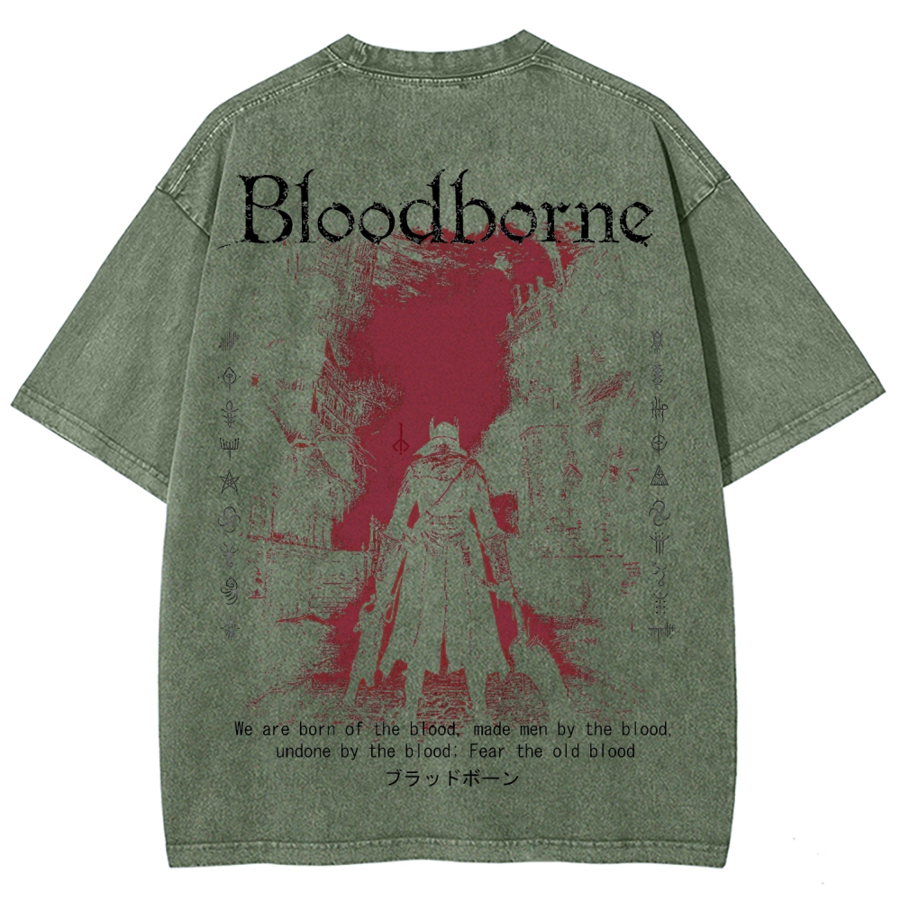 Unisex Fit Washed T-Shirt 2507030708