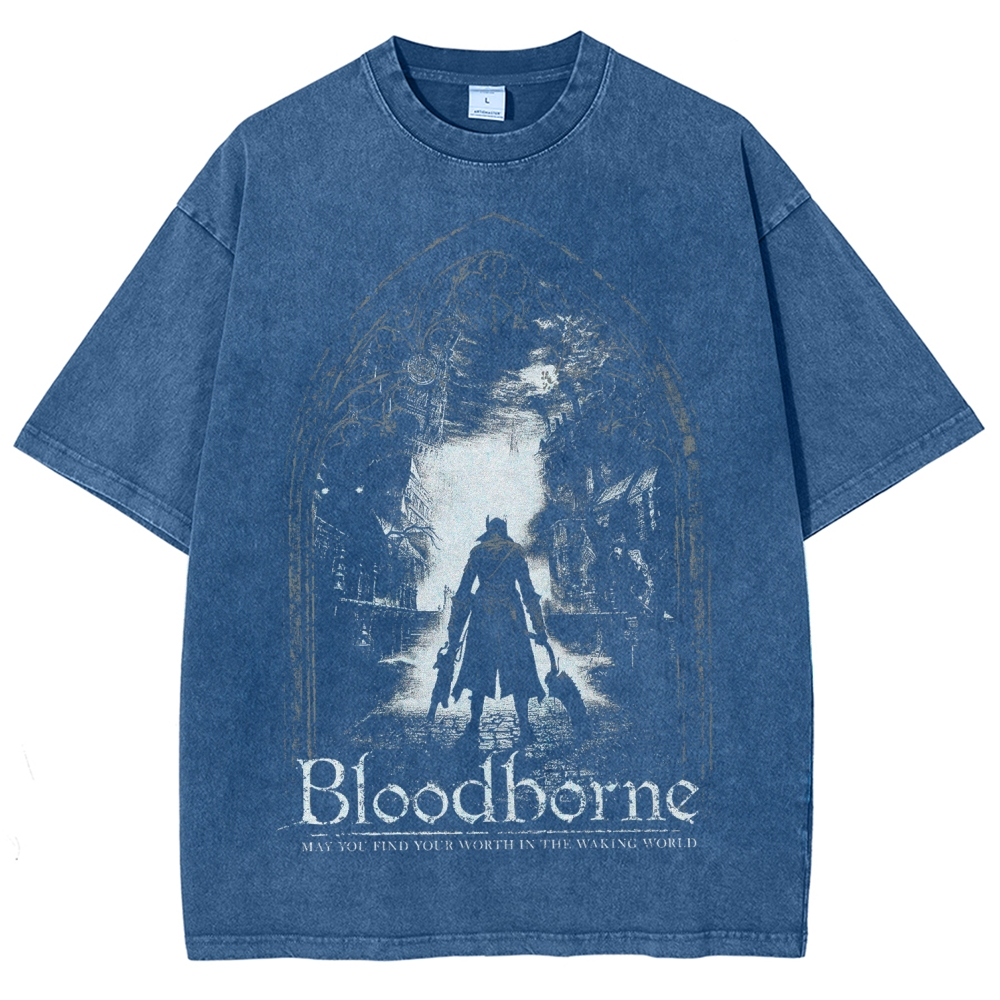Blood Borne Unisex Fit Washed T-Shirt 2507030715