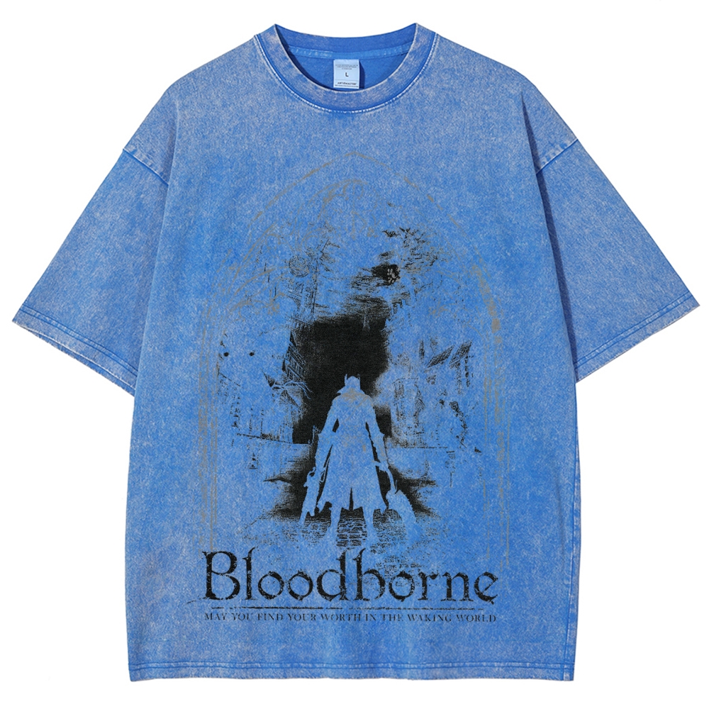 Blood Borne Unisex Fit Washed T-Shirt 2507030715