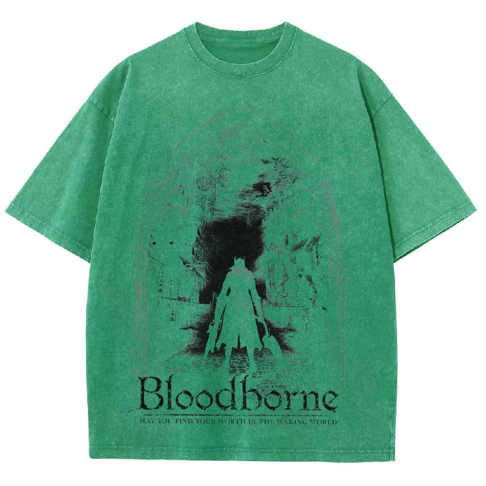 Blood Borne Unisex Fit Washed T-Shirt 2507030715