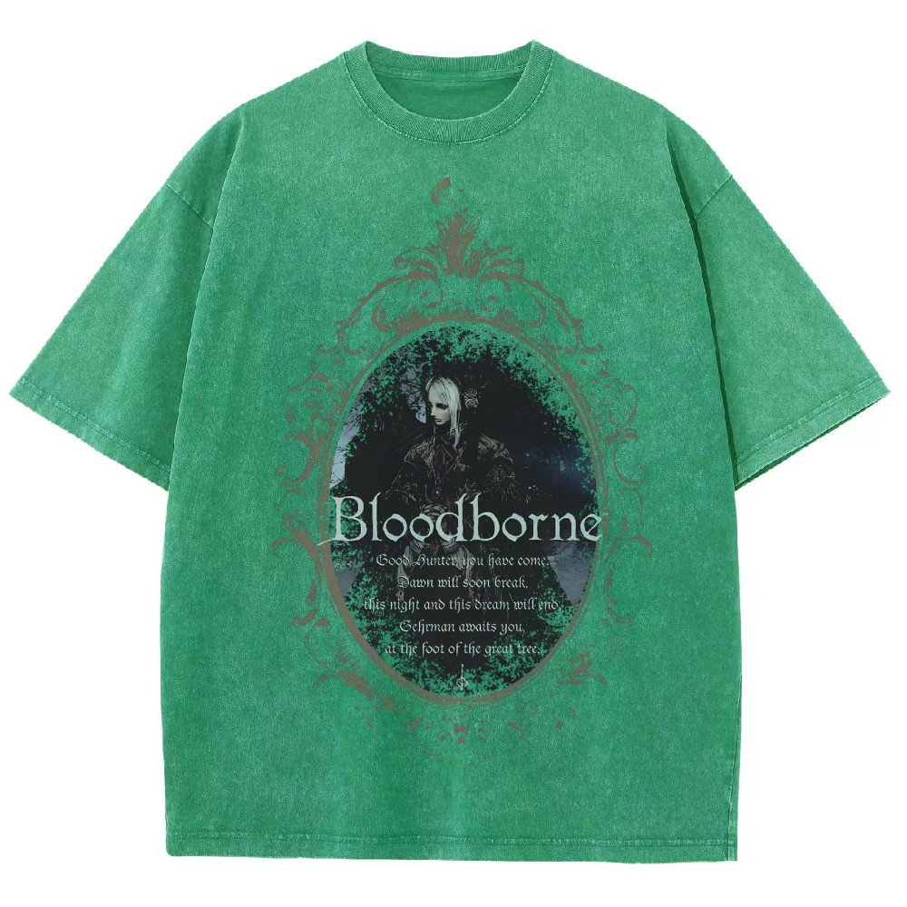 Blood Borne Unisex Fit Washed T-Shirt 2507030735