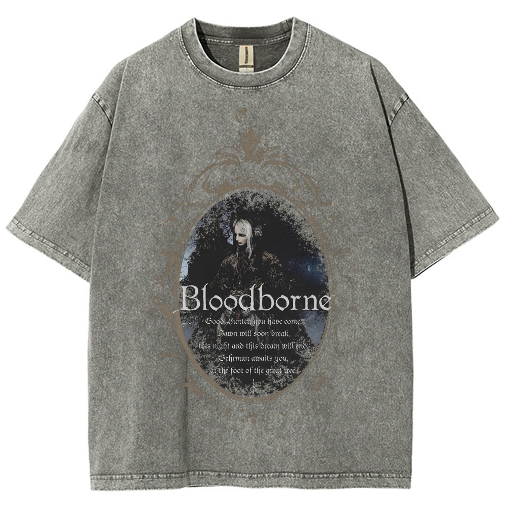Blood Borne Unisex Fit Washed T-Shirt 2507030735