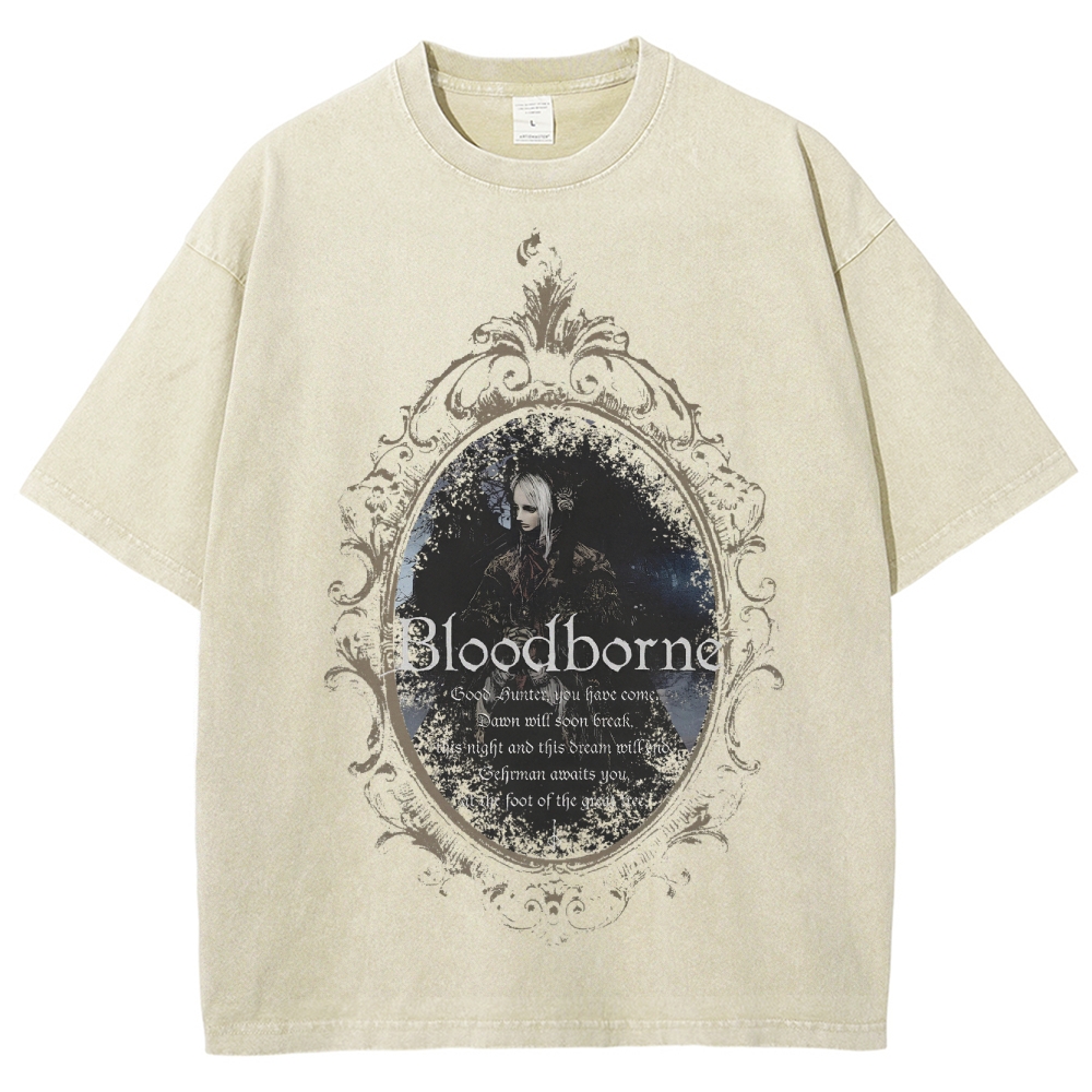 Blood Borne Unisex Fit Washed T-Shirt 2507030735