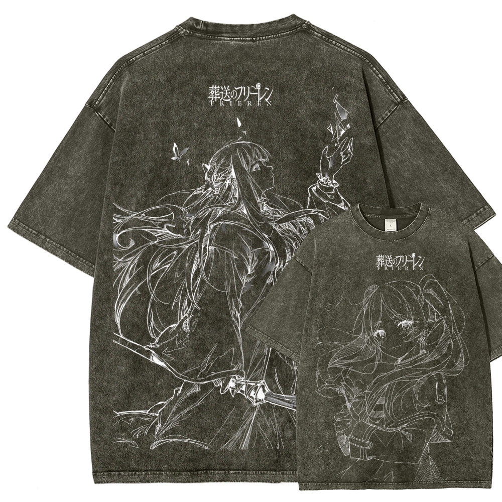 Frieren Unisex Fit Washed T-Shirt 2507030930