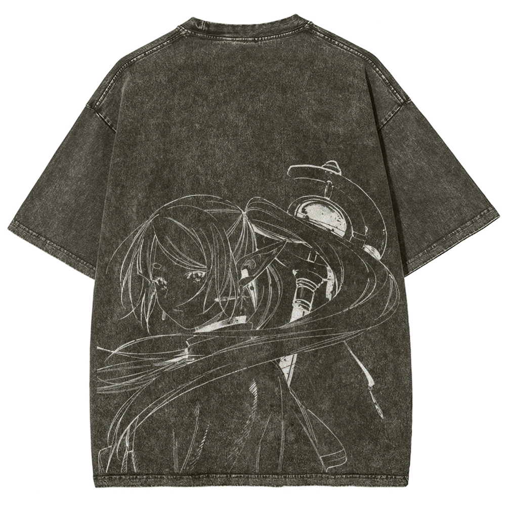 Frieren Unisex Fit Washed T-Shirt 2507030952