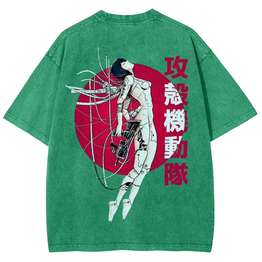 Ghost in the Shell Unisex Fit Washed T-Shirt 2507032305