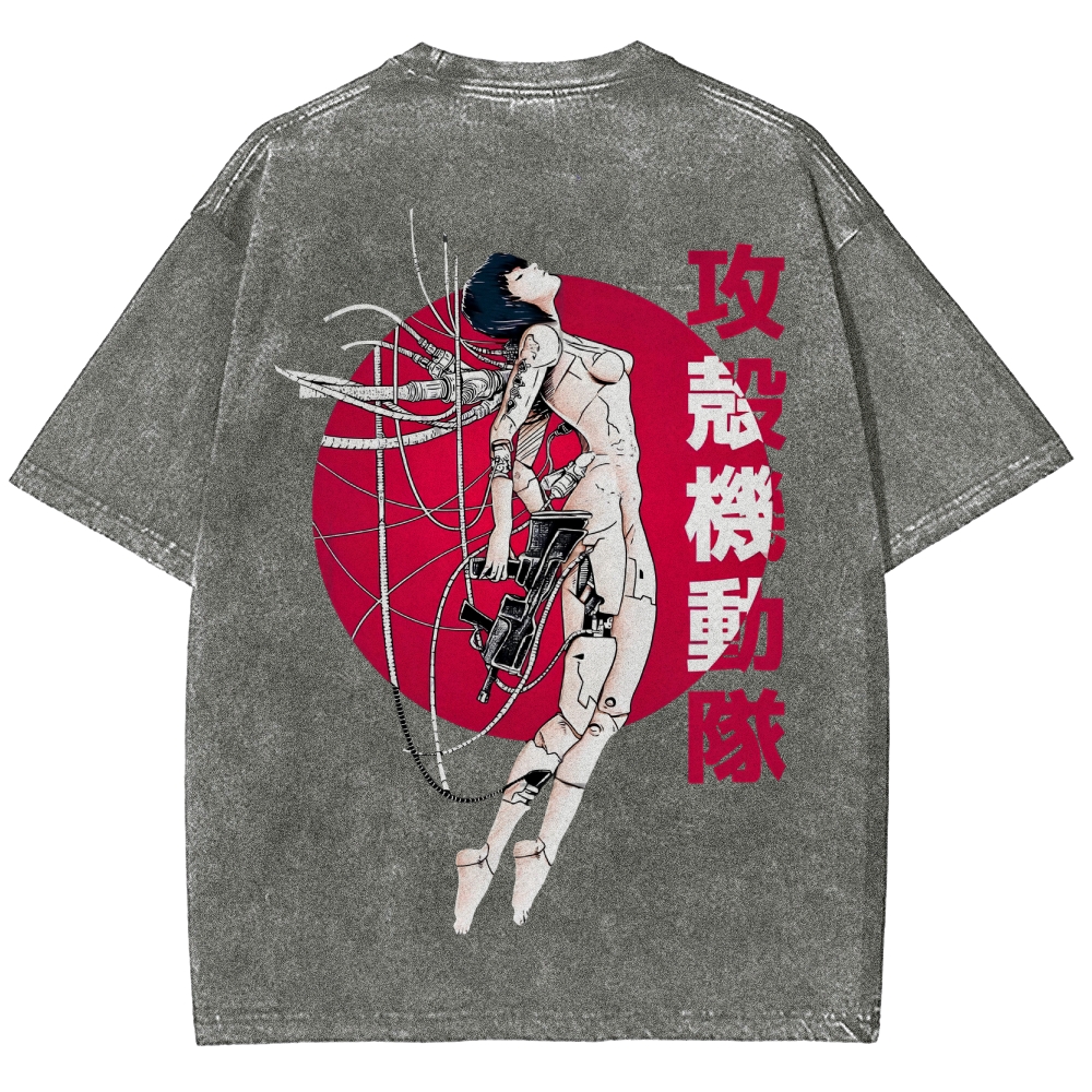 Ghost in the Shell Unisex Fit Washed T-Shirt 2507032305