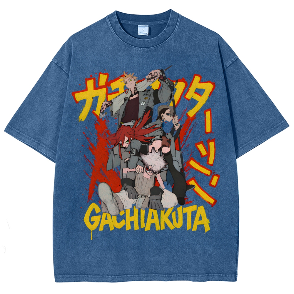 Gachiakuta Unisex Fit Washed T-Shirt 2507033684