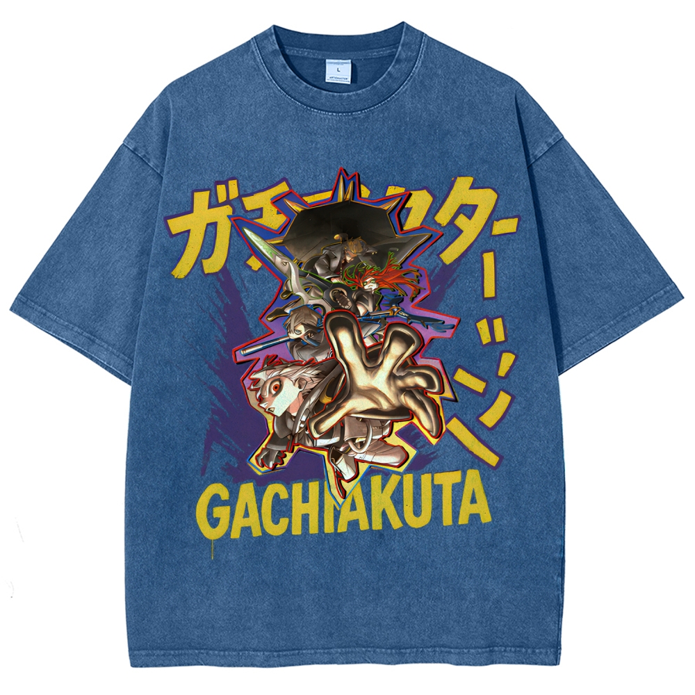 Gachiakuta Unisex Fit Washed T-Shirt 2507033687