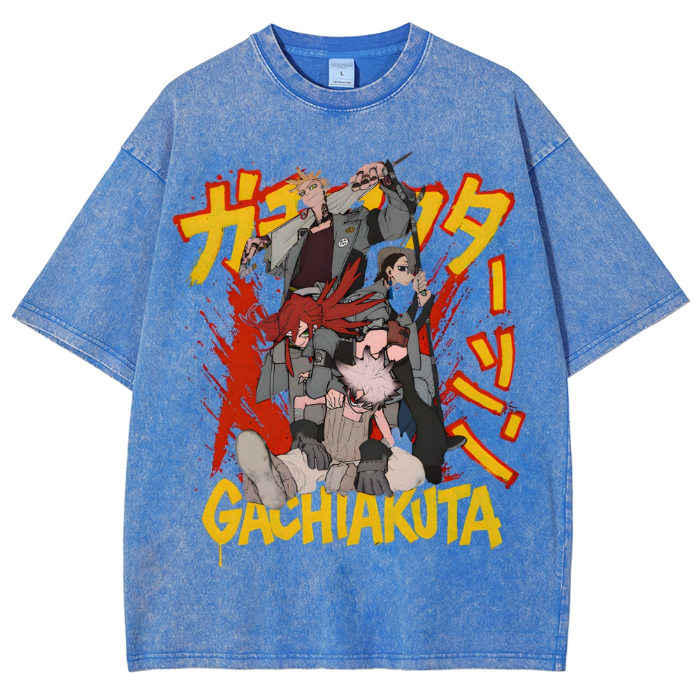 Gachiakuta Unisex Fit Washed T-Shirt 2507033684
