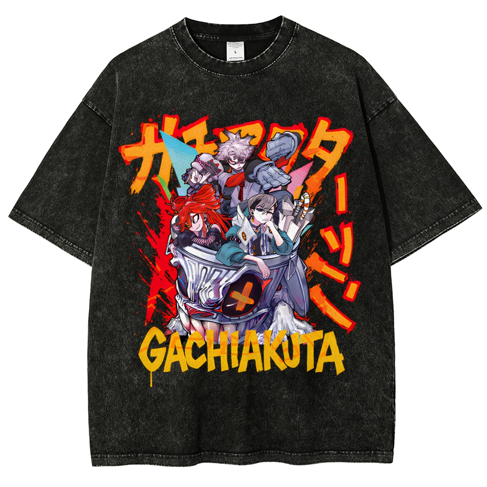 Gachiakuta Unisex Fit Washed T-Shirt 2507033693
