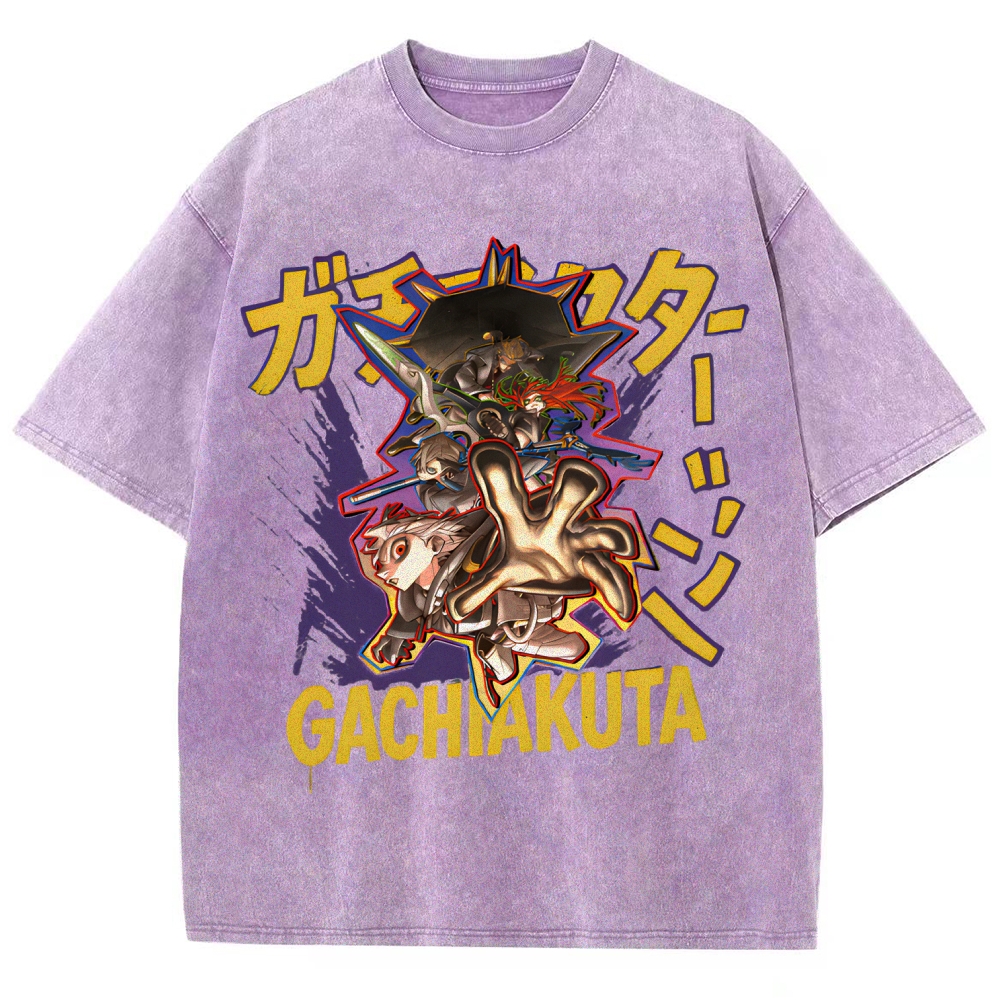Gachiakuta Unisex Fit Washed T-Shirt 2507033687