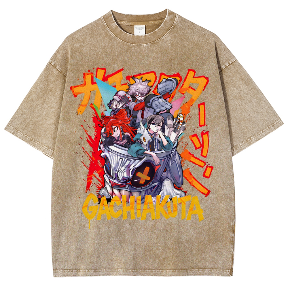 Gachiakuta Unisex Fit Washed T-Shirt 2507033693