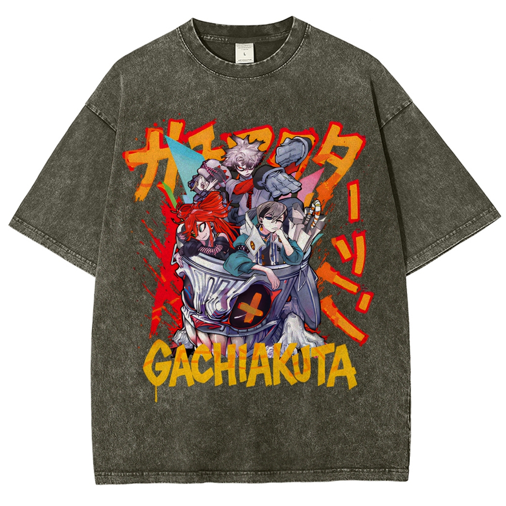 Gachiakuta Unisex Fit Washed T-Shirt 2507033693