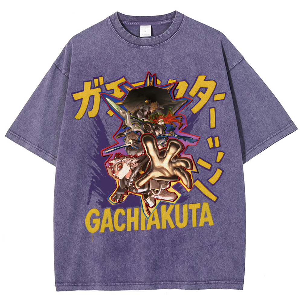 Gachiakuta Unisex Fit Washed T-Shirt 2507033687