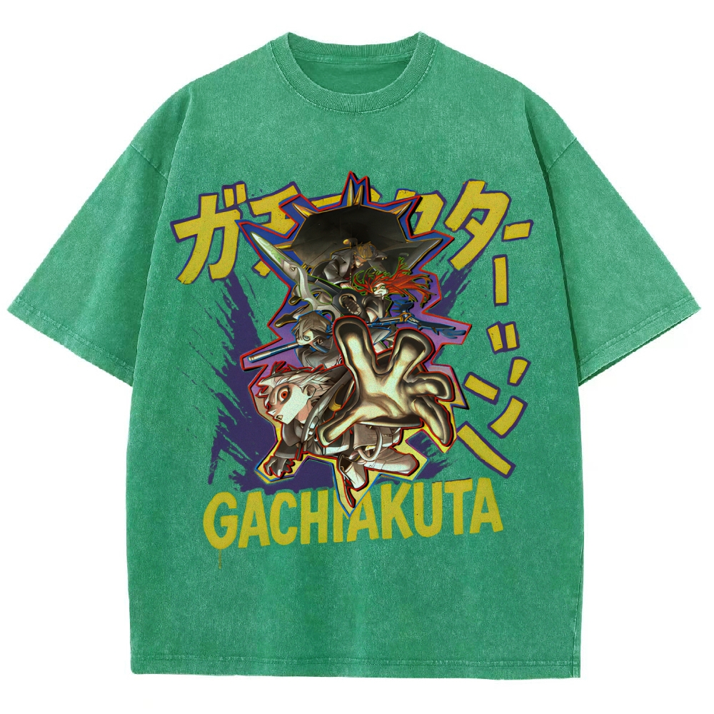 Gachiakuta Unisex Fit Washed T-Shirt 2507033687