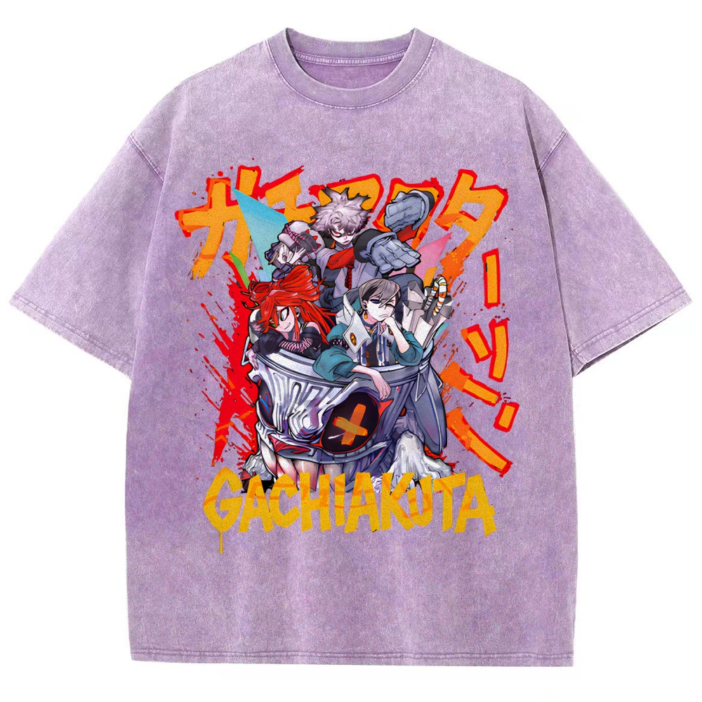 Gachiakuta Unisex Fit Washed T-Shirt 2507033693