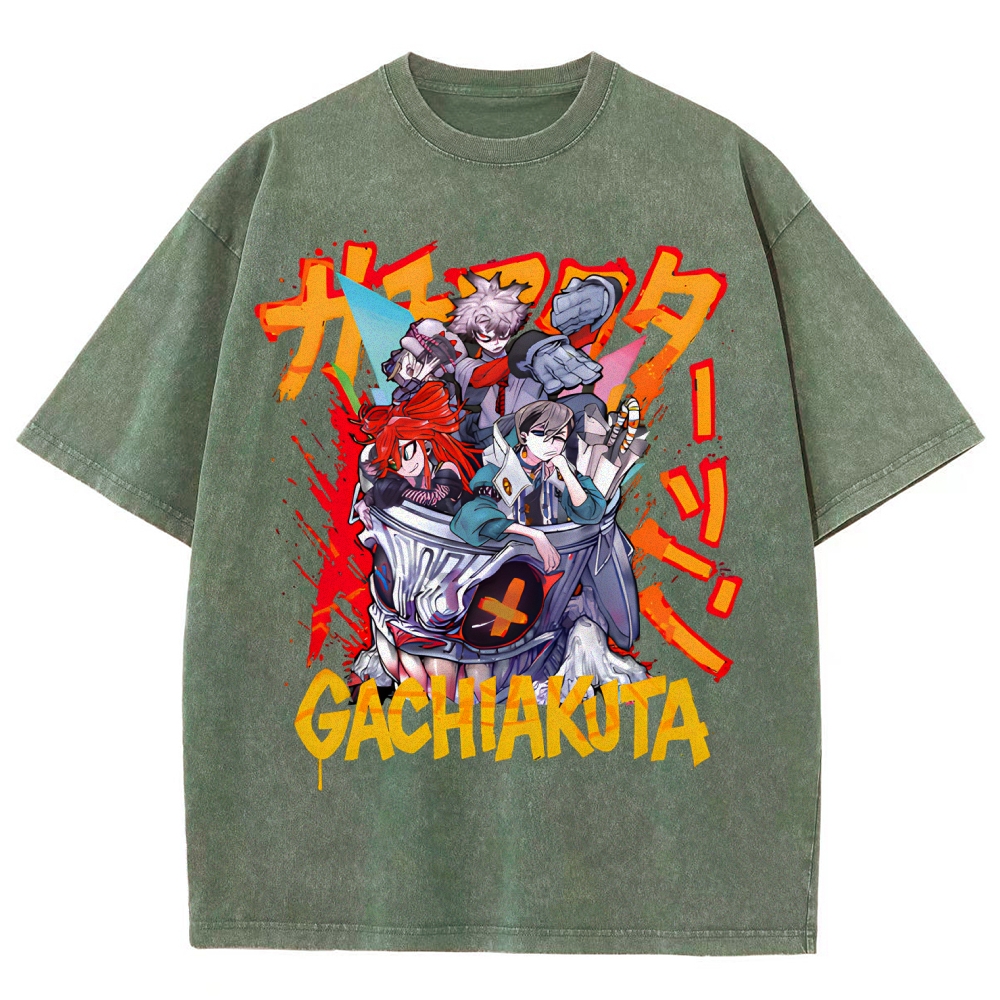 Gachiakuta Unisex Fit Washed T-Shirt 2507033693