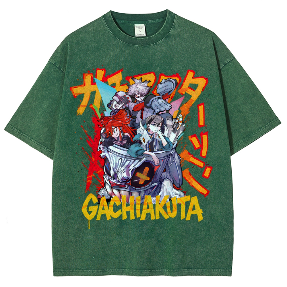 Gachiakuta Unisex Fit Washed T-Shirt 2507033693