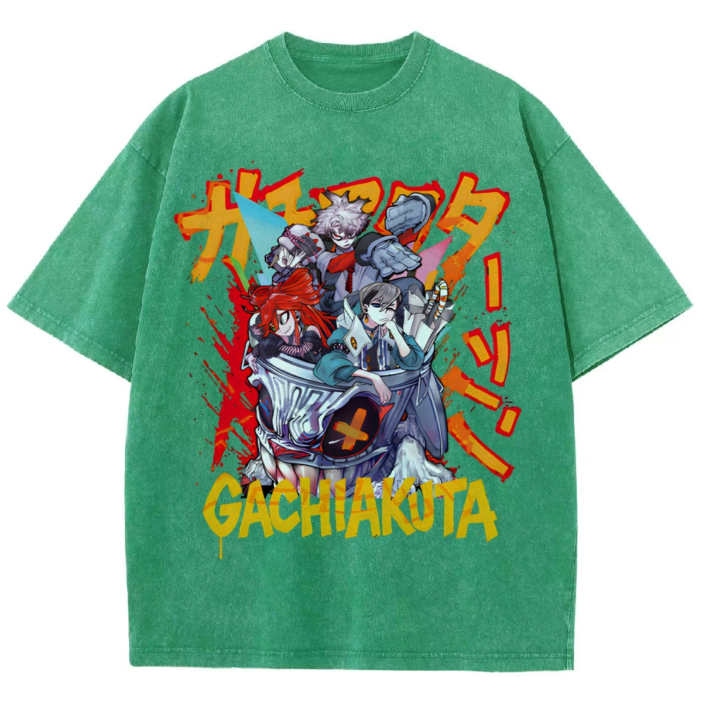 Gachiakuta Unisex Fit Washed T-Shirt 2507033693