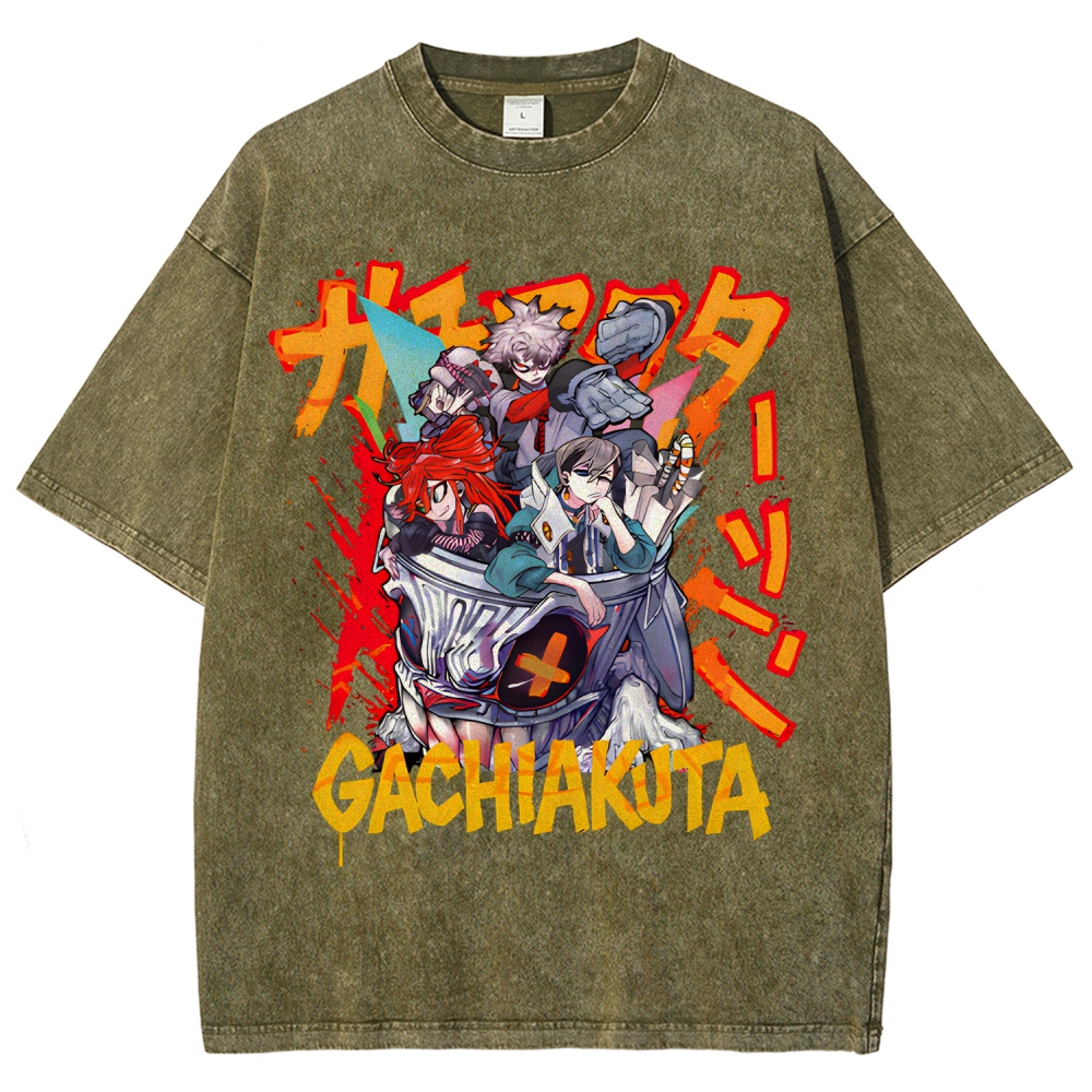 Gachiakuta Unisex Fit Washed T-Shirt 2507033693