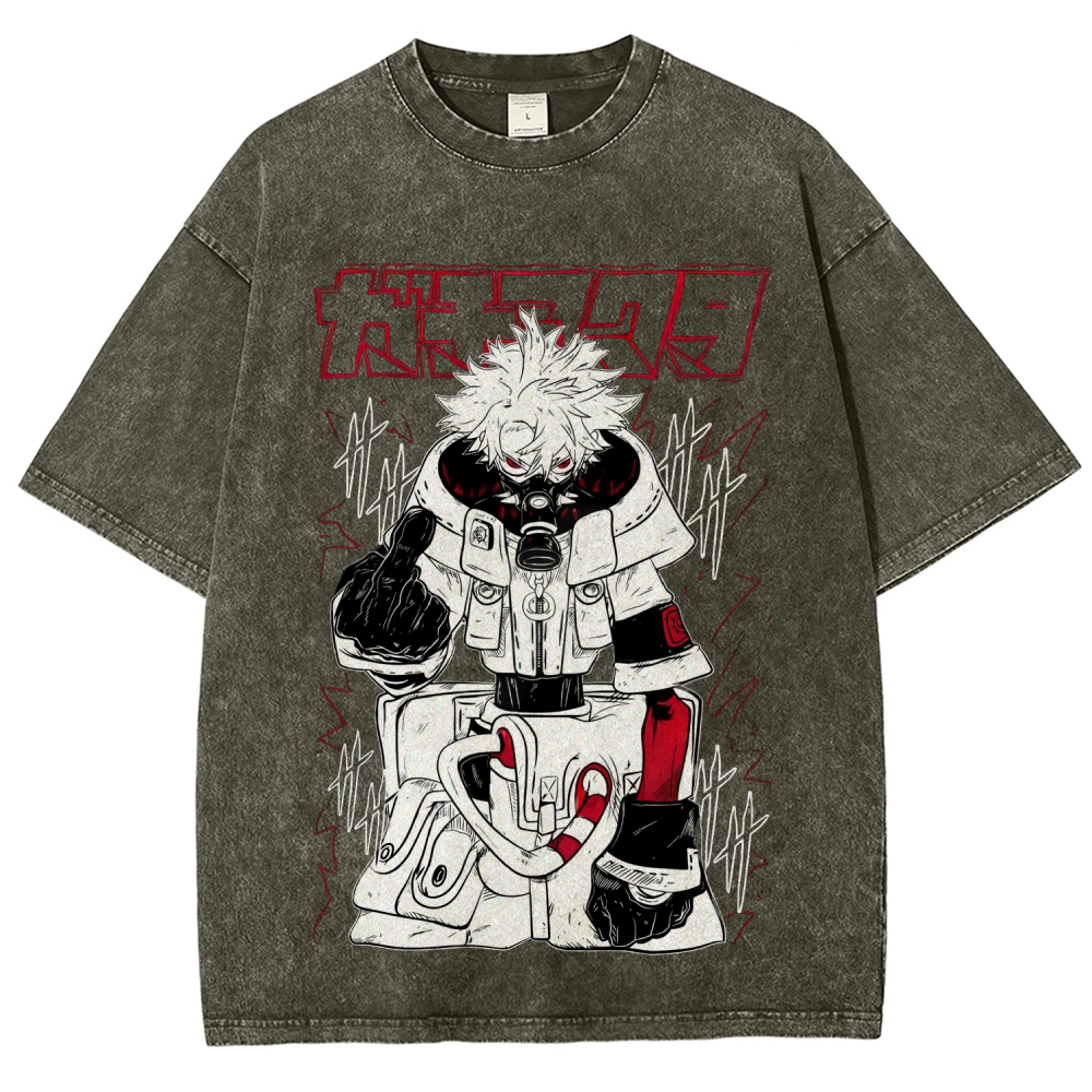 Gachiakuta Unisex Fit Washed T-Shirt 2507034183